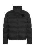 Calvin Klein Jeans Ls Nylon Monogram Puffer Jkt Svart