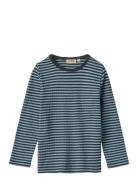 Wheat T-Shirt L/S Stig Blå