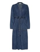 Lollys Laundry Parisll Midi Dress Ls Blå