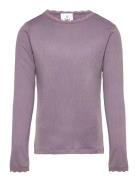 The New Tnlotus L_S Rib Tee Lila