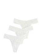 Lindex Brief Thong Low Lacey 3 Pack Vit