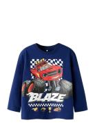 Name It Nmmaman Blaze Ls Nreg Top Vde Marinblå