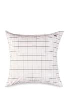 Lexington Home White/Beige/Navy Checked Cotton Poplin Pillowcase Vit