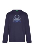 United Colors Of Benetton T-Shirt L/S Marinblå