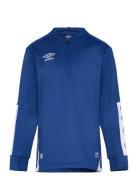 Umbro Ux Elite Half Zip Jr Blå