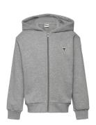 Hummel Hmljr Loose Zip Hoodie Bee Grå