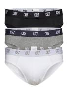 CR7 Cr7 Basic Brief Organic 3-Pak Svart