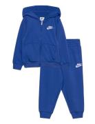 Nike T8-French Terry Pant Set Blå