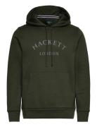 Hackett London Heritage Ess Aw Hoody Khaki Green