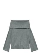 Vero Moda Vmera Ls Off Shoulder Pullover Ga Noos Grå