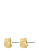 Pilgrim Sense Stud Earrings Gold-Plated Guld