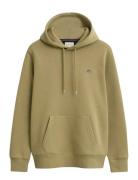 GANT Reg Shield Hoodie Beige