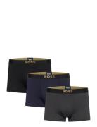 BOSS Trunk 3P Gold Logo G Svart
