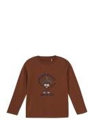 Minymo T-Shirt Ls Brun