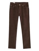 GANT Reg Cord Jeans Brun