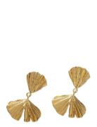 Pernille Corydon Autumn Leaf Earrings Guld