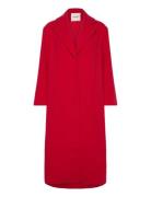 Soaked In Luxury Slrubie Long Coat Röd