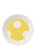 Arabia Vuokko Plate 21Cm Kraklee Yellow Vit