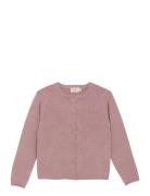 Creamie Cardigan Pointelle Rosa
