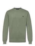 Fred Perry Pique Stitch Jumper Grön