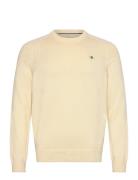 GANT Casual Cotton C-Neck Kräm