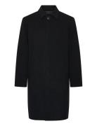 Jack & J S Jornorrebro Wool Blend Mac Coat Svart