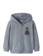 Name It Nmmvoltinus Nreg Sweat Card Wh Bru Blå