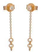 Syster P Minimalistica Solo Nova Earrings Gold Guld