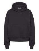 Weekday Over D Scuba Hoodie Marinblå