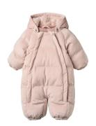 Wheat Puffer Baby Suit Nallo Rosa