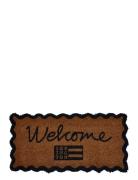 Lexington Home Welcome Coir Fibre Door Mat Brun