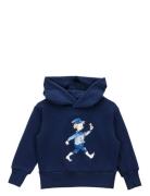 Emil I Lönneberga Slant Huvtröja Marinblå