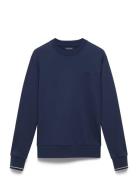 Fred Perry Crew Neck Sweatshirt Marinblå