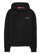 Alpha Industries Back Print Hoodie Svart